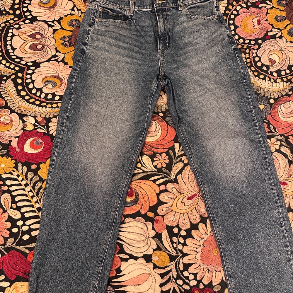 American Eagle Outfitters Blue Denim Straight Leg Jeans